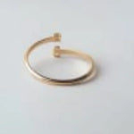 Minimalist 14K gold diamond sunburst signet ring elegant fine jewelry for women