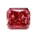 1.03 Ct vivid pink radiant cut lab grown diamond with intense color, rare loose diamond for unique engagement jewelry