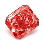 1.03 Ct vivid pink radiant cut lab grown diamond with intense color, rare loose diamond for unique engagement jewelry