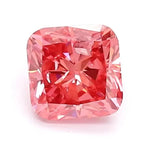 1.04 Ct vivid pink cushion cut lab grown diamond with rich color, rare loose diamond for engagement and fine jewelry