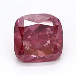 1.27 Ct Deep pink cushion cut lab grown diamond with soft color, elegant loose stone for engagement and fine jewelry