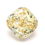 0.99 Ct Sparkling lab grown diamond fancy yellow with excellent cut and warm tone for custom jewelry design