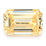 0.95 Ct Elegant lab grown diamond fancy yellow Diamond with refined brilliance perfect for engagement rings