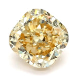 2.09 Ct Intense yellow Cushion cut lab diamond with gentle glow and premium loose stone