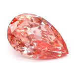 1.09 Ct vivid pink pear cut lab grown diamond with rich color, luxury teardrop loose stone for fine jewelry
