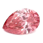 1.06 carat vivid pink pear cut lab grown diamond IGI certified loose fancy pink diamond for custom engagement ring high quality gemstone