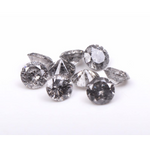 salt and pepper round diamond and salt and pepper engagement ring collection