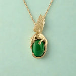 Gold and turquoise necklace with elegant luxury gemstone jewelry design