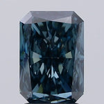 intense blue colour diamond radiant Cut Fancy Intense Blue Lab Grown Diamond VS1 IGI Certified