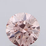 brown pink colour diamond round fancy brown pink lab grown diamond vs2