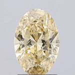 light brownish yellow colour diamond oval light brownish yellow lab grown diamond i1 light background