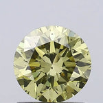 fancy yelllow colour diamond round brilliant fancy yellow lab grown diamond