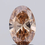 fancy brown oval brilliant fancy brown lab grown diamond si1 natural diamond