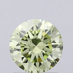 fancy light greenish yellow colour diamond round brilliant fancy light greenish yellow lab grown diamond