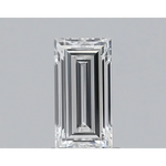 1.25 Ct white Baguette lab grown diamond with geometric design and luxury appeal