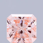 2.00 Ct Radiant Intense pink lab grown diamond for pendant or ring