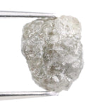 grey colour 4.90 carat rough diamond cost diamond uncut price