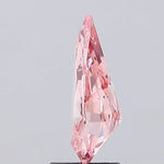 vivid pink colour diamond pear fancy vivid pink lab grown diamond si1 igi
