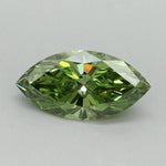 0.50 Ct Marquise Cut Fancy Vivid Green Lab Grown Diamond Elegant Premium Fine Jewelry Sparkle
