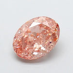 2.58 Ct Fancy Intense Brownish Pink Oval Lab Grown Diamond Vibrant Luxury Fine Jewelry Sparkle