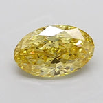 Oval Cut 2.72 Ct Fancy Yellow Lab Grown Diamond for Women Elegant Luxe Jewelry