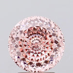 2.75 Ct fancy pink round cut lab grown diamond with soft radiance and brilliant sparkle luxury loose stone