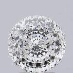 2.03 Ct fancy light brown round cut lab grown diamond with classic brilliance and warm elegant sparkle