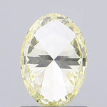 fancy yellow colour diamond oval cut fancy yellow lab grown diamond light grey background