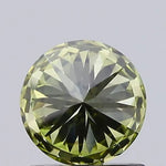 fancy intense yellowish green diaomnd round brilliant fancy intense yellowish green lab diamond