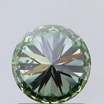vivid green colour diamond round fancy vivid green lab grown diamond si2 igi