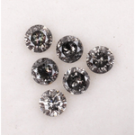 round cut natural salt and pepper diamond and wedding band collection