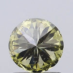 fancy yelllow colour diamond round brilliant fancy yellow lab grown diamond