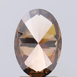 fancy deep brown colour diamond igi certified lab grown diamonds IGI report verify vs2
