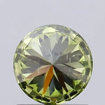 fancy intense yellowish green diaomnd round brilliant fancy intense yellowish green lab diamond