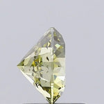 fancy yellow colour diamond round brilliant fancy yellow lab grown diamond si2