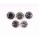 grey natural salt and pepper diamond ring and engagement ring design