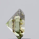 fancy greenish yellow colour diamond round brilliant fancy greenish yellow lab diamond