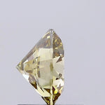 fancy yellow colour diamond fancy yellow lab grown diamond si1 round cut