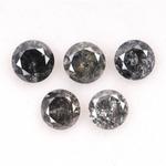 grey natural salt and pepper diamond ring and engagement ring design