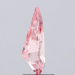 vivid pink colour diamond pear fancy vivid pink lab grown diamond si1 igi