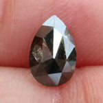 0.75Ct Black And BrownGrey Colour Diamond Pear Shaped Diamond Use For Custom Jewelry