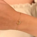 Lab created diamond tennis bracelet with rose gold tennis bracelet and sapphire tennis bracelet shine.