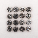 engagement salt and pepper diamond ring and imperfect diamond collection grey color round cut diamond