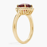 Fashion gemstone ring with elegant band and premium stone for stylish everyday look