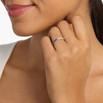 Eye-catching gemstone ring with dazzling shine and sophisticated design for any outfit