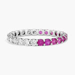 Unique gemstone ring showcasing vivid color stone with a sleek and comfortable band