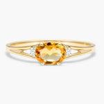 Elegant gemstone ring with sparkling center stone, perfect for engagement and daily wear jewelry