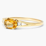 Elegant gemstone ring with sparkling center stone, perfect for engagement and daily wear jewelry