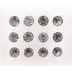 salt and pepper diamond, round cut natural diamond, 1 ct natural diamond, salt and pepper diamond ring