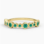 Vintage inspired gemstone ring with intricate design and sparkling center gemstone